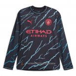 3ª Camiseta Manchester City Manga Larga 2023 2024