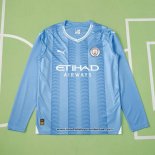 1ª Camiseta Manchester City Manga Larga 2023 2024
