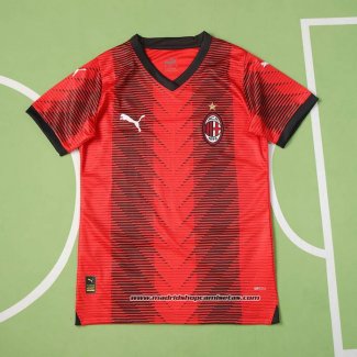 1ª Camiseta AC Milan Mujer 2023 2024