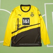 1ª Camiseta Borussia Dortmund Manga Larga 2023 2024