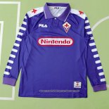 1ª Camiseta Fiorentina Retro Manga Larga 1998-1999