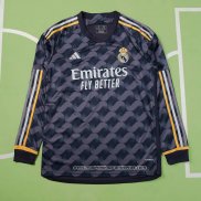 2ª Camiseta Real Madrid Manga Larga 2023 2024