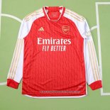 1ª Camiseta Arsenal Manga Larga 2023 2024