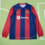 1ª Camiseta Barcelona Manga Larga 2023 2024