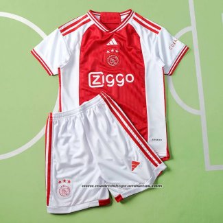 1ª Camiseta Ajax Nino 2023 2024