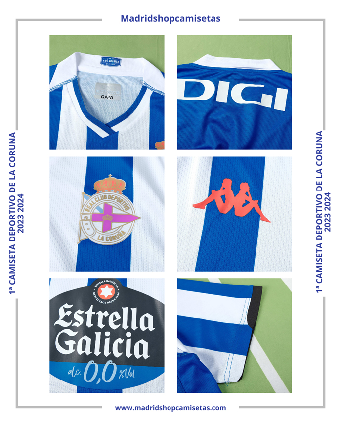 1ª Camiseta Deportivo de La Coruna 2023 2024