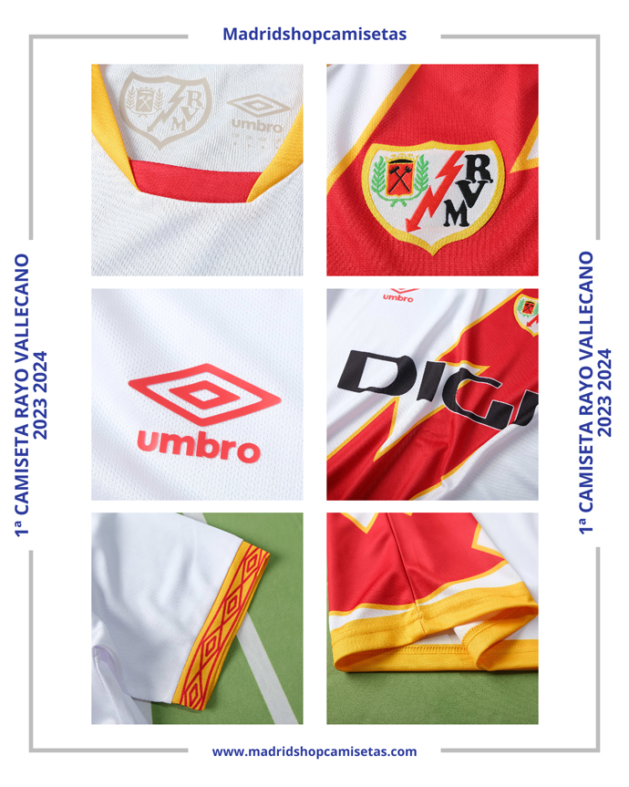 1ª Camiseta Rayo Vallecano 2023 2024
