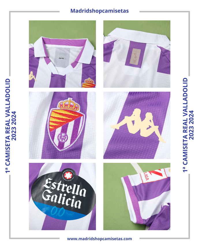 1ª Camiseta Real Valladolid 2023 2024