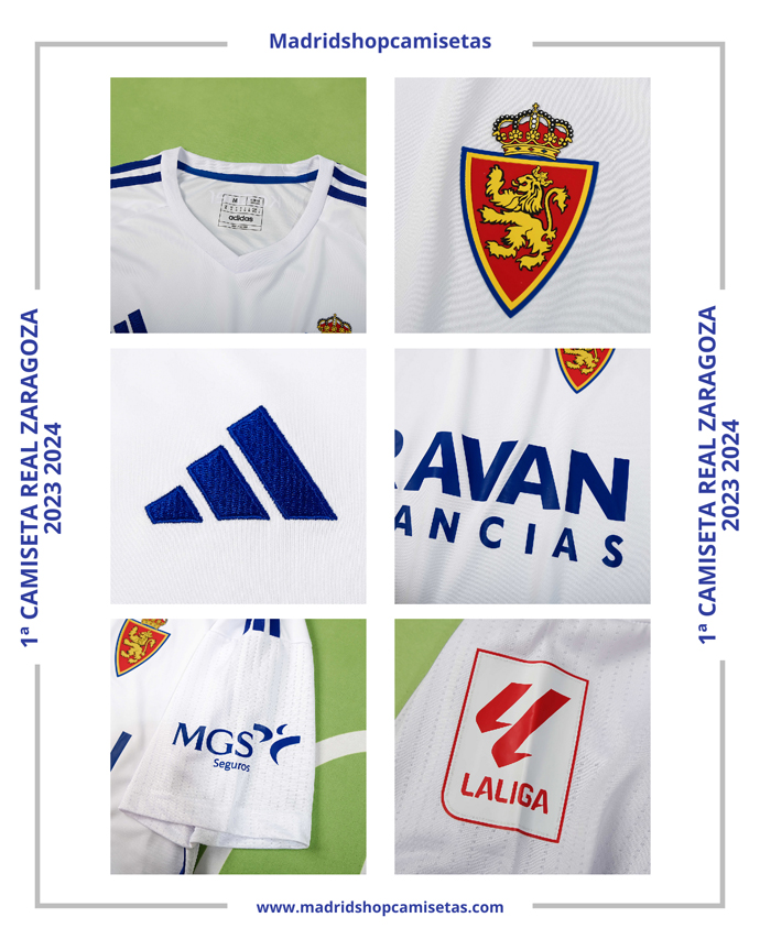 1ª Camiseta Real Zaragoza 2023 2024