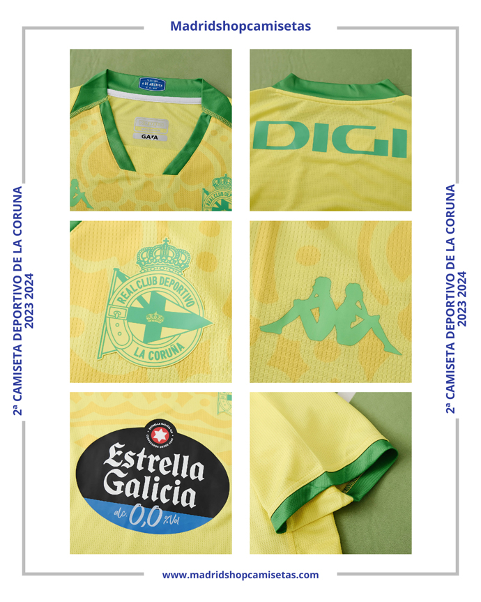 2ª Camiseta Deportivo de La Coruna 2023 2024