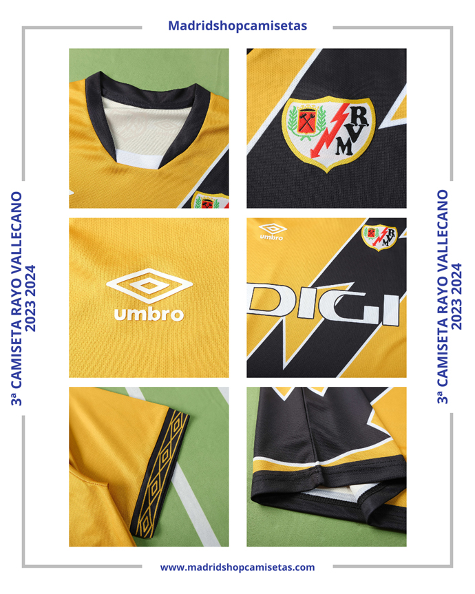 3ª Camiseta Rayo Vallecano 2023 2024